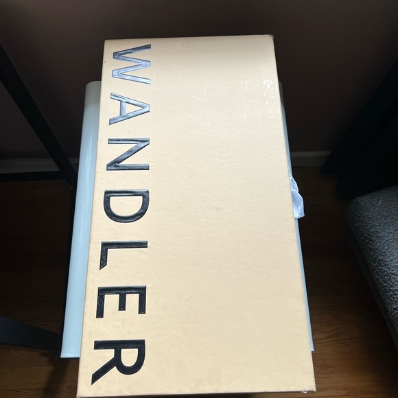 WANDLER Lina Lambskin Leather Knee-High Boots Sepia Color Size 39.5 NIB - Picture 9 of 10